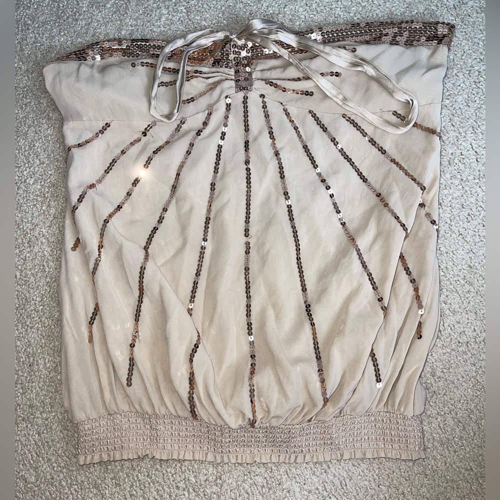 Beautiful gold sparkled top